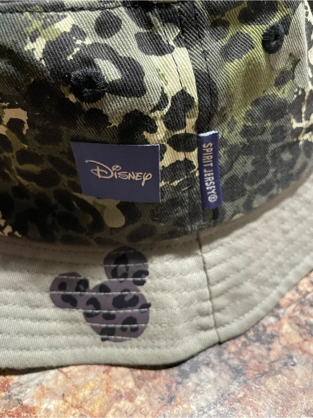 Disney bucket hat safari camouflage